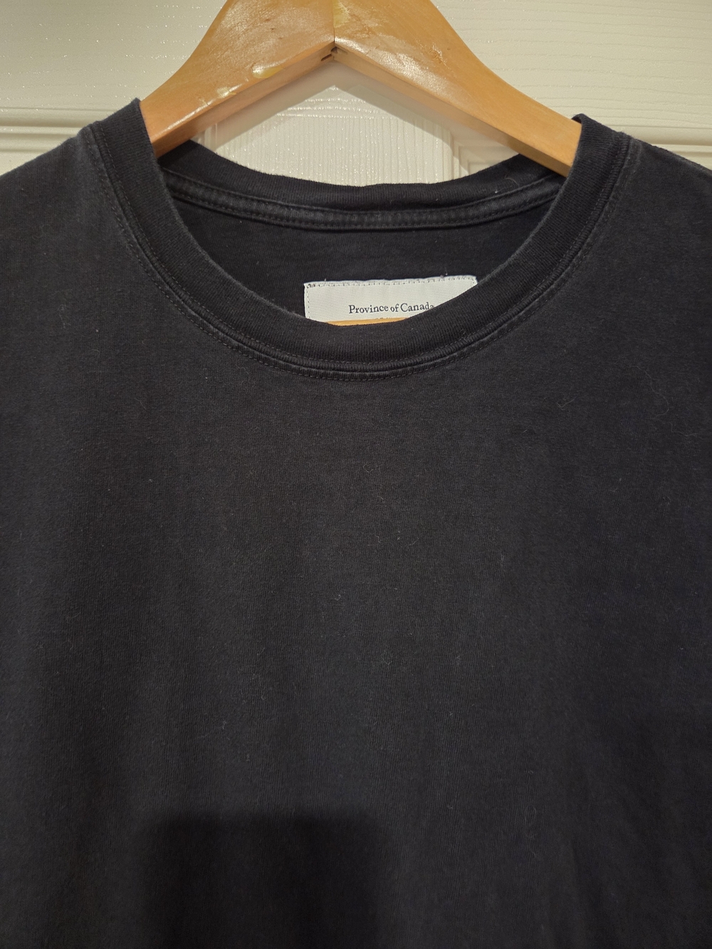 Province of Canada Monday Crop Tee Bundle Black White Size L Made in Canada - Picture 5 of 8
